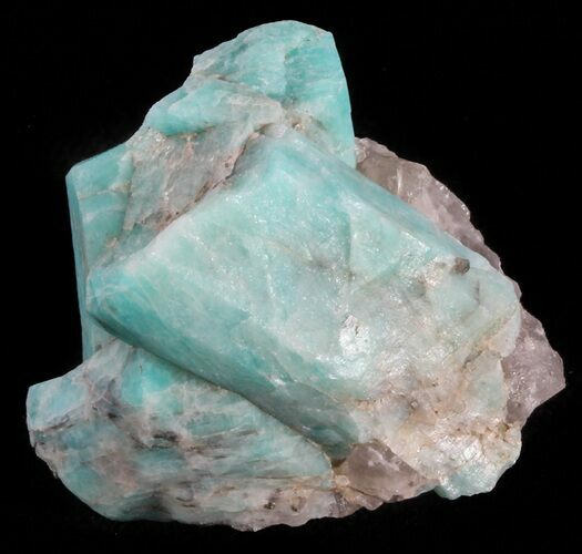 Amazonite Crystal with Smoky Quartz - Colorado #61371